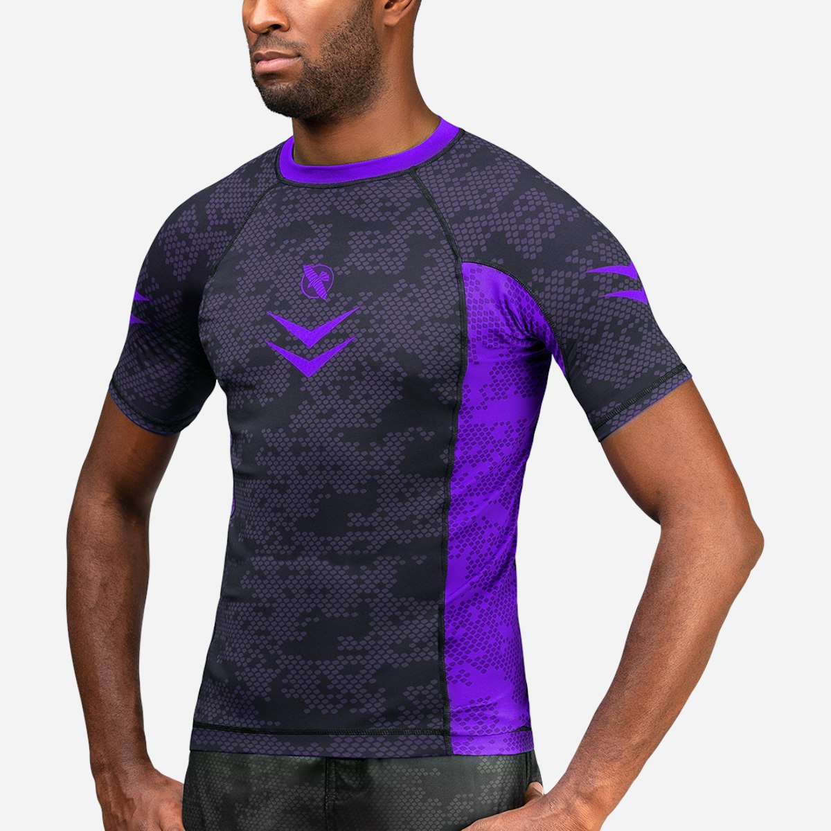 Hayabusa Ranked Short Sleeve Rash Guard | IBJJF Compliant Hayabusa Ranked Short Sleeve Rash Guard | IBJJF Compliant