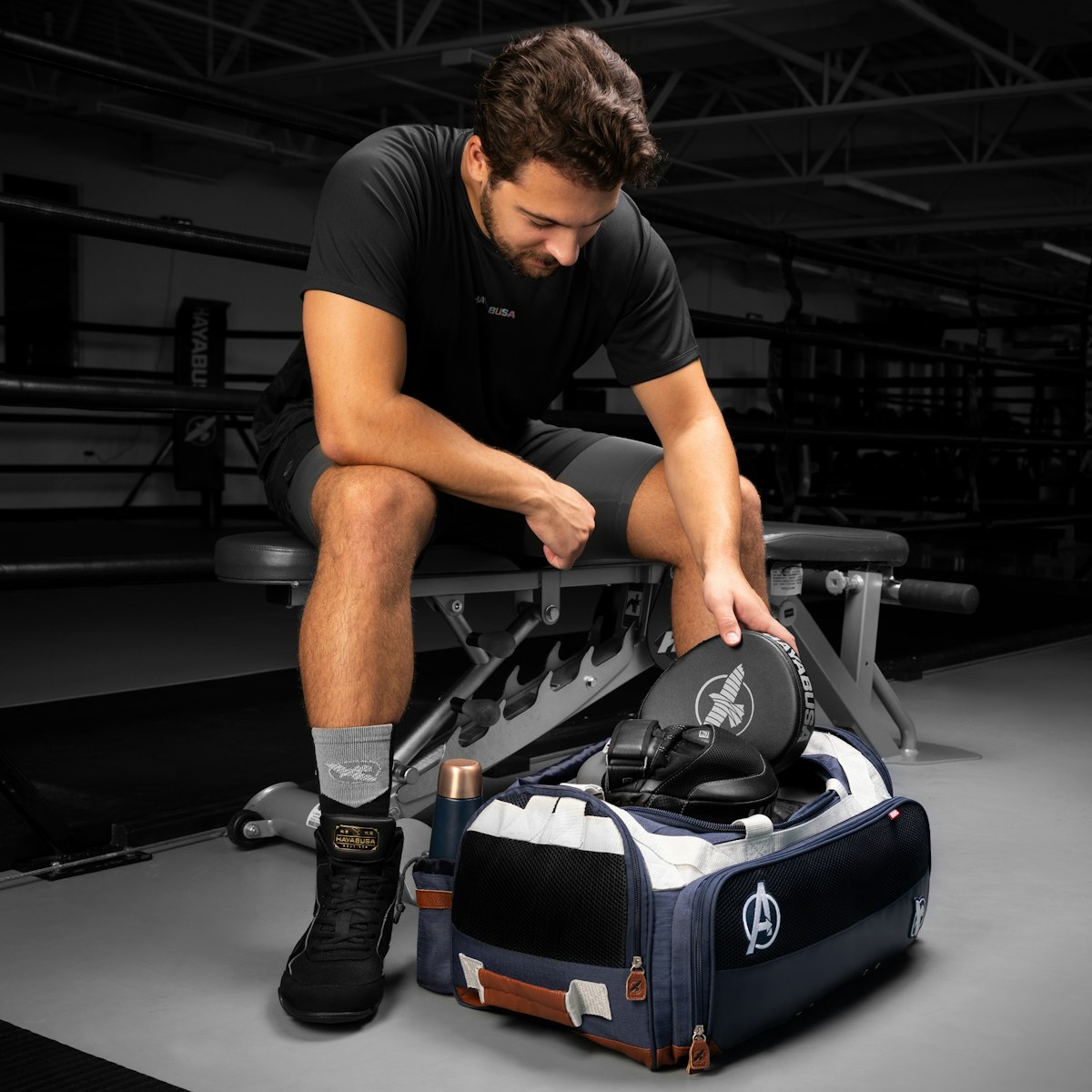 Captain America Gym Duffle Bag Marvel Sports Bag • Hayabusa