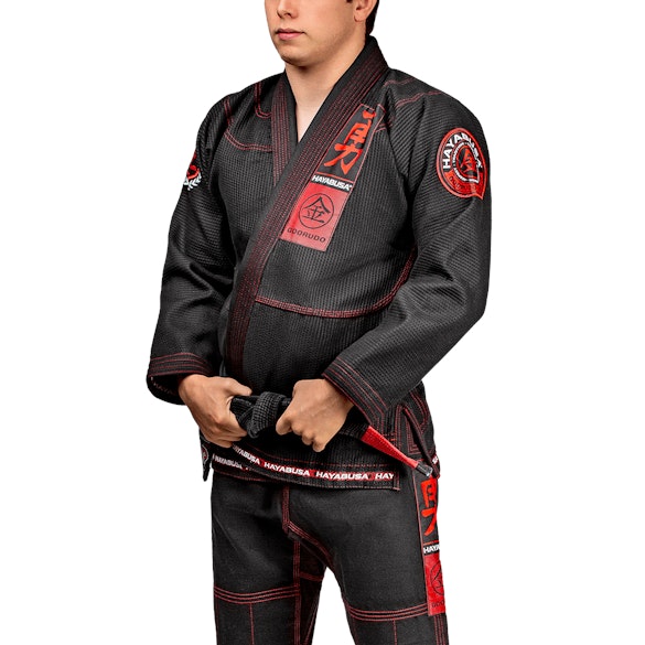 Hayabusa Goorudo 3 Gold Weave Jiu Jitsu Gi Black