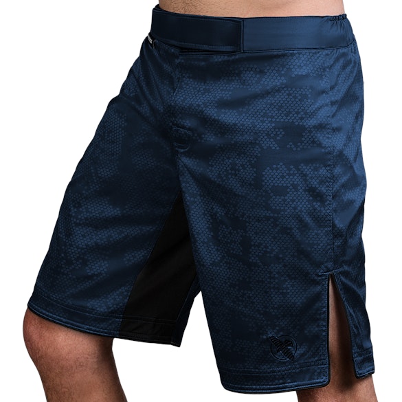 Hexagon Fight Shorts Navy