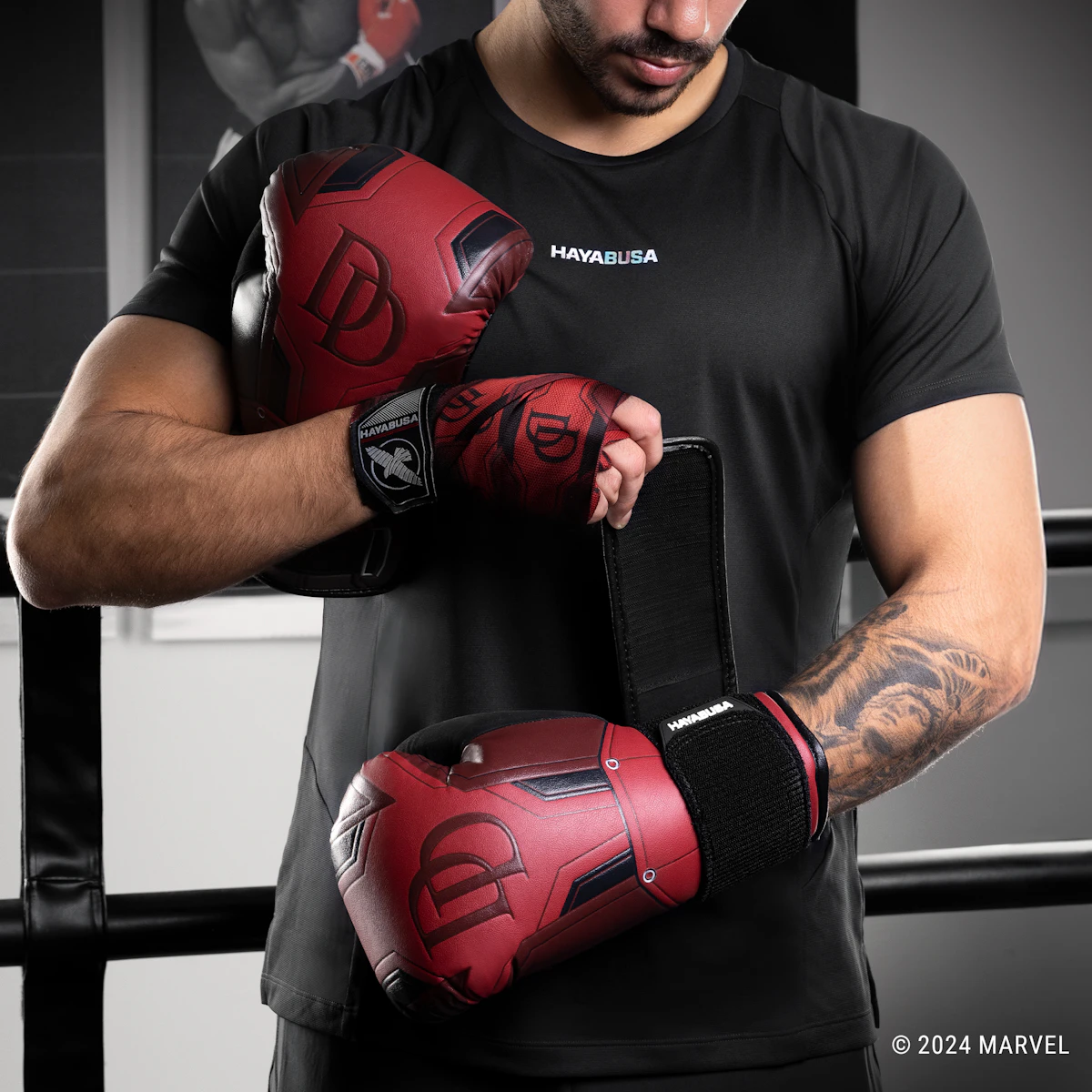 Daredevil Boxing Gloves | Marvel Elite • Hayabusa UK