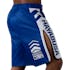 Blue/White Icon Fight Shorts - Back side Right Perspective