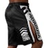 Black/White Icon Fight Shorts - Back side Left Perspect
