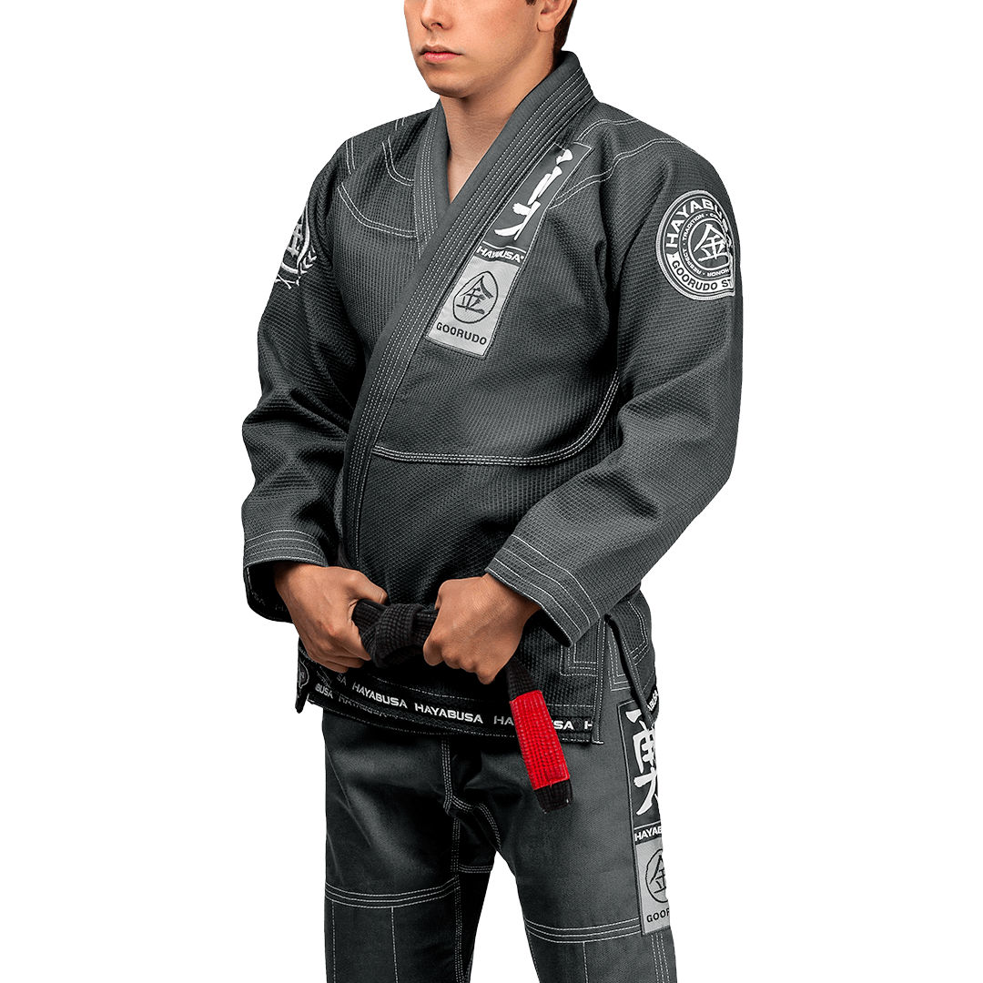 Hayabusa Goorudo 3 Gold Weave Jiu Jitsu Gi Grey