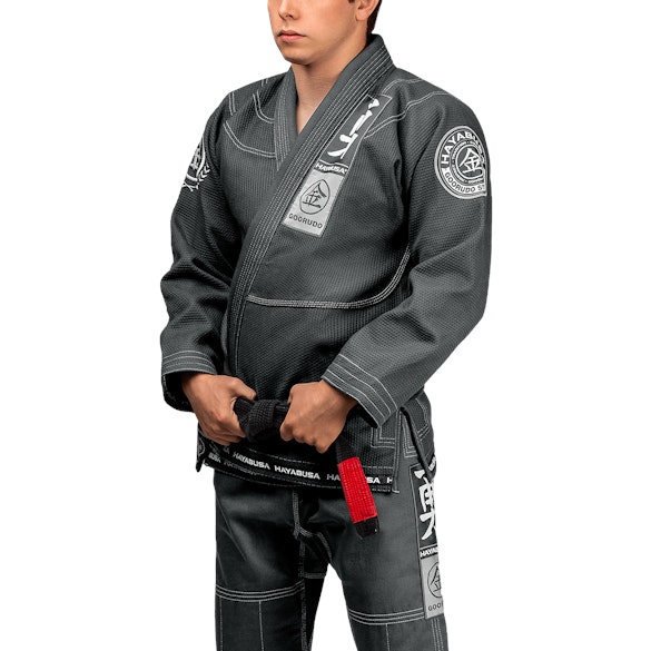 Hayabusa Goorudo 3 Gold Weave Jiu Jitsu Gi Grey