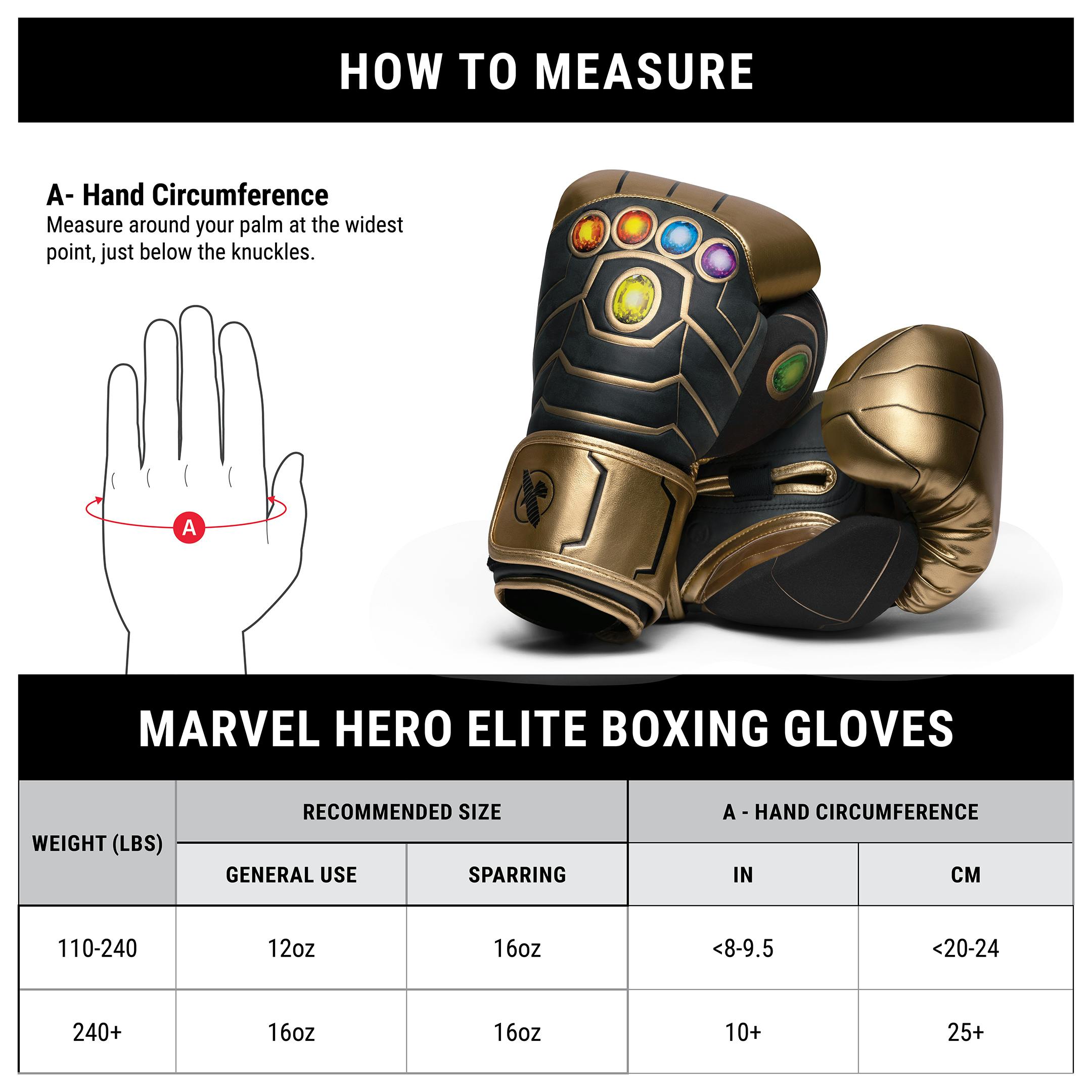 Thanos Boxing Gloves Marvel Hero Elite • Hayabusa