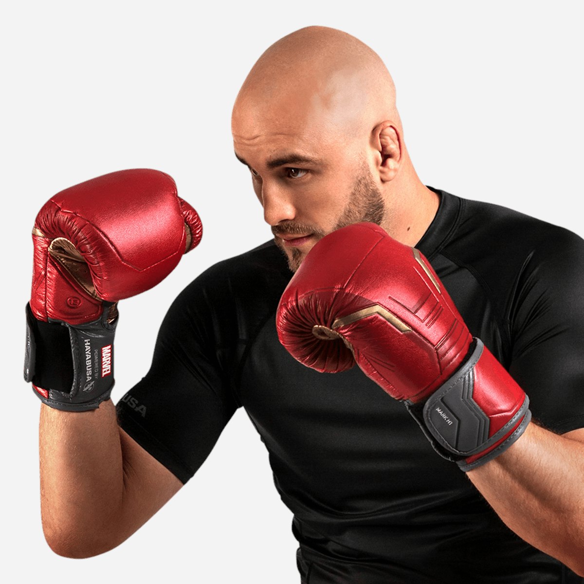 MARVEL® Hero Elite Series: Iron Man Boxing Gloves by Hayabusa