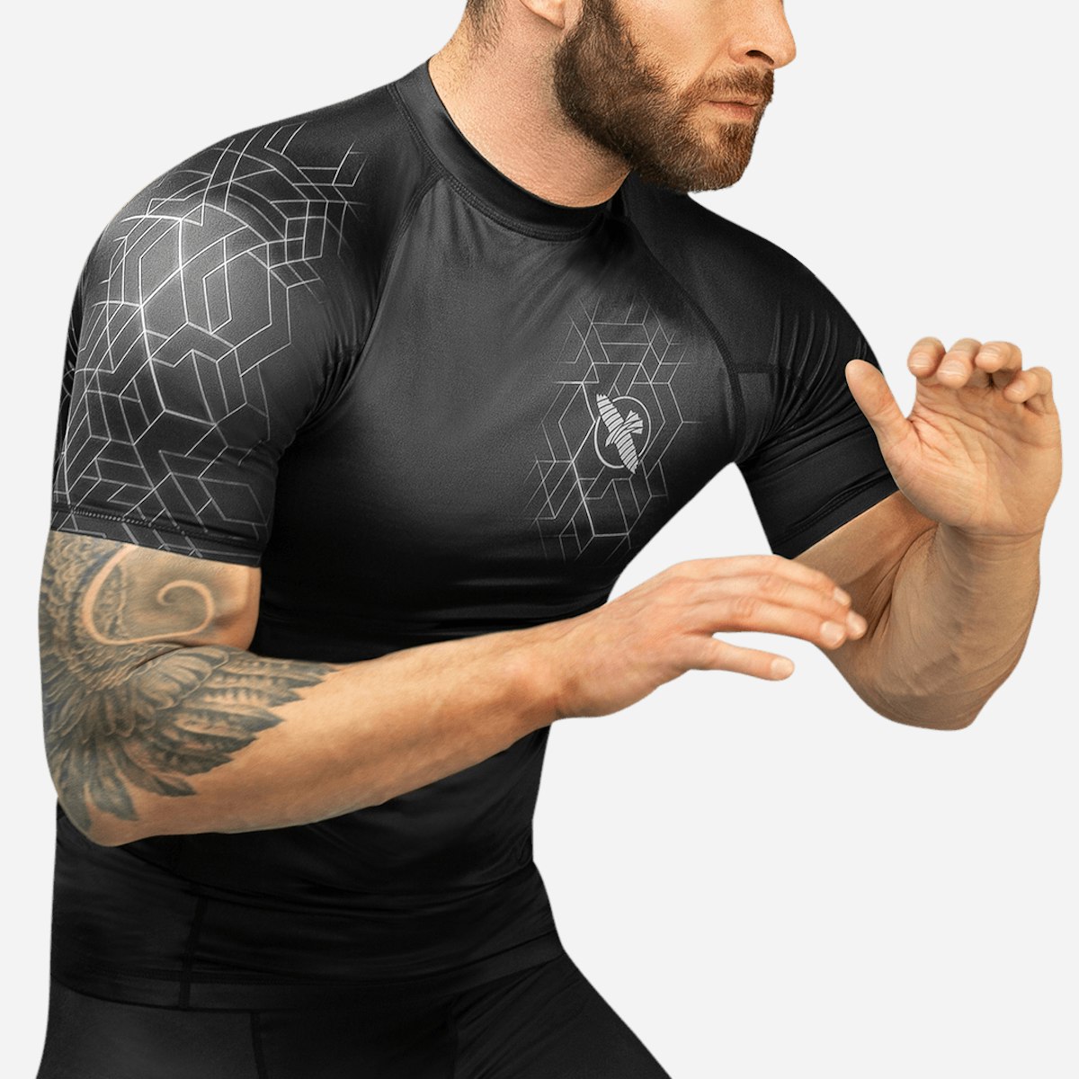 hayabusa geo short sleeve rash guard