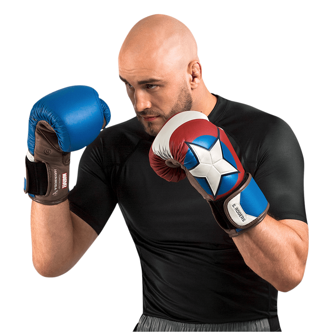 Captain America Boxing Gloves Marvel Hero Elite • Hayabusa