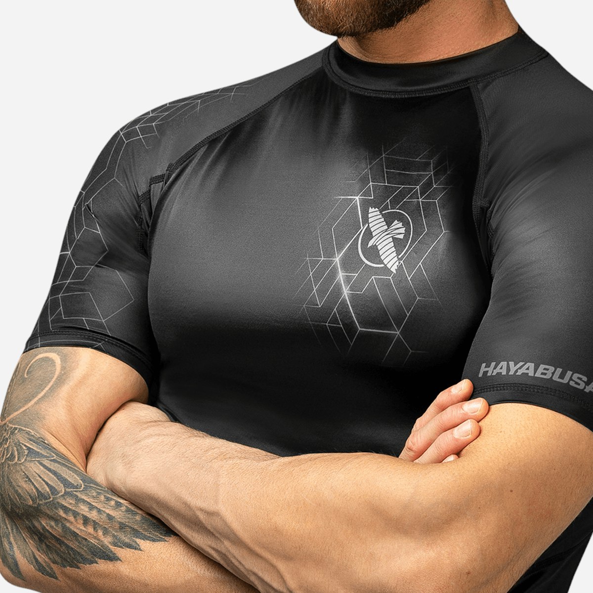 hayabusa geo short sleeve rash guard