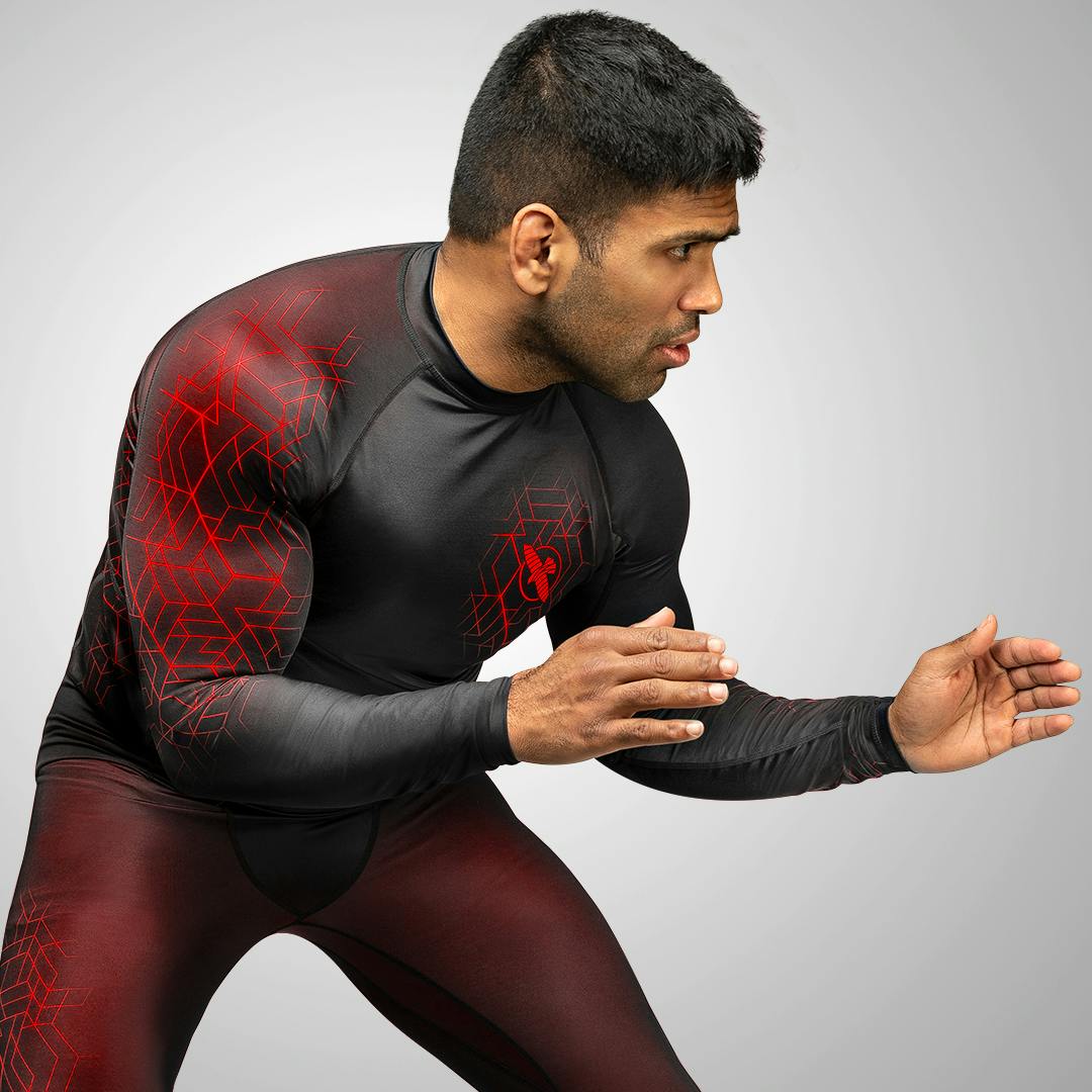 Hayabusa Geo Long Sleeve Rash Guard - Picture 19 of 22