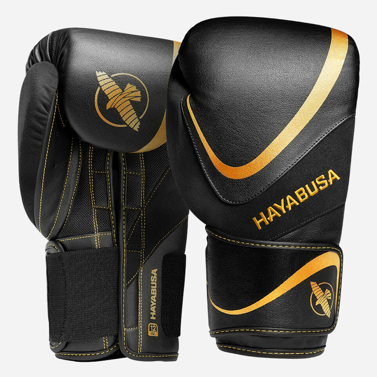 Hayabusa H5 Boxing Gloves Black Gold 10 oz