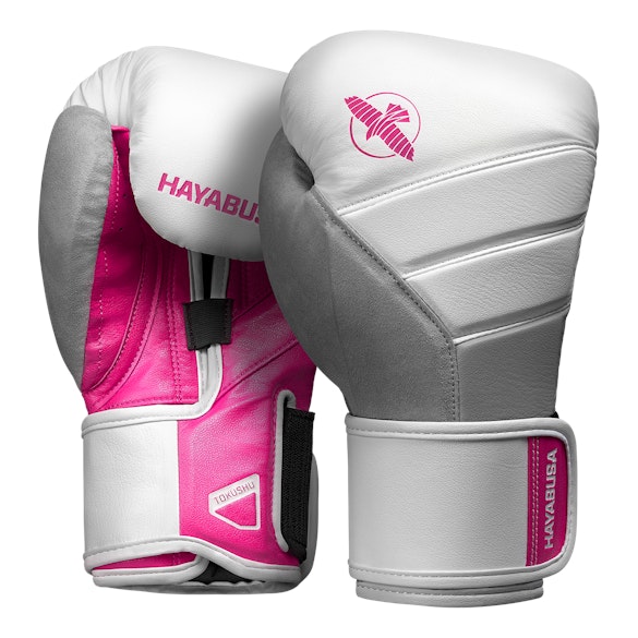T3 Boxing Gloves White & Pink