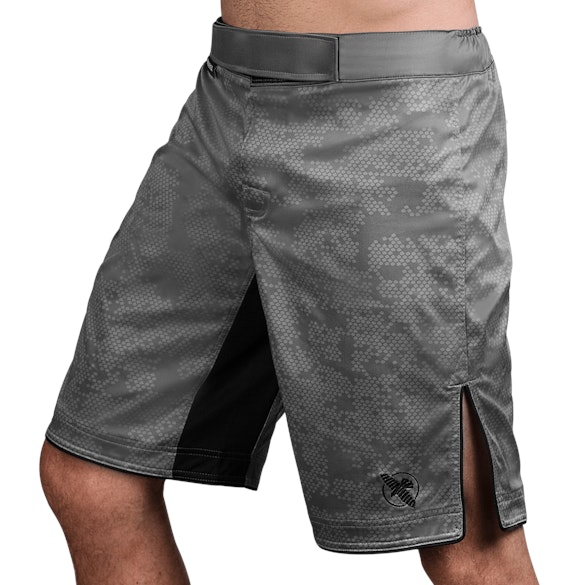 Hexagon Fight Shorts Grey