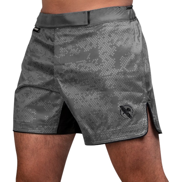Hexagon Mid-Thigh Fight Shorts