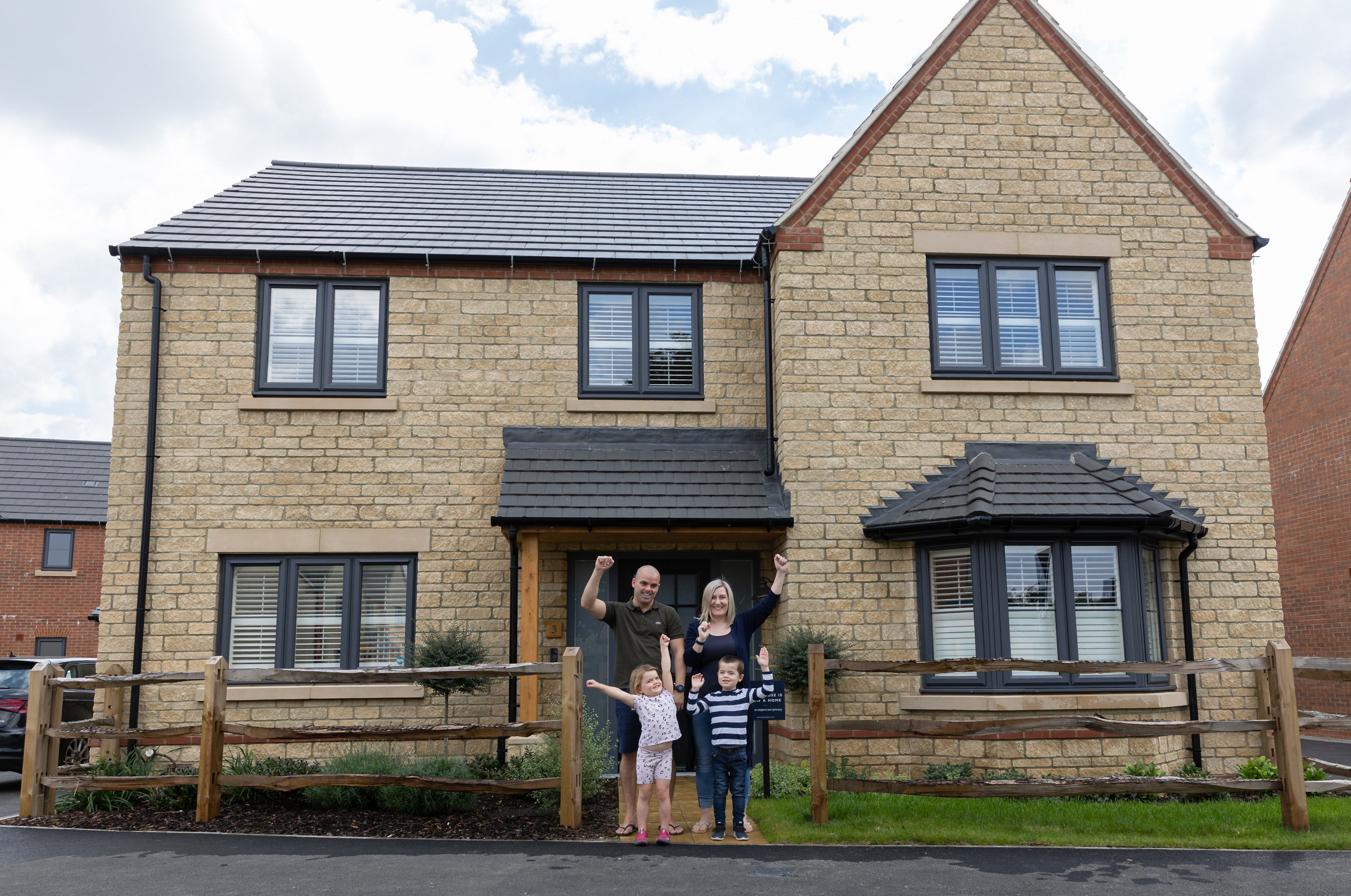 First Family Moves into Hayfield Wood in the Wiltshire Village of Broad
