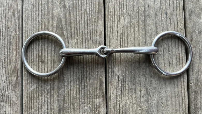 a single-jointed snaffle