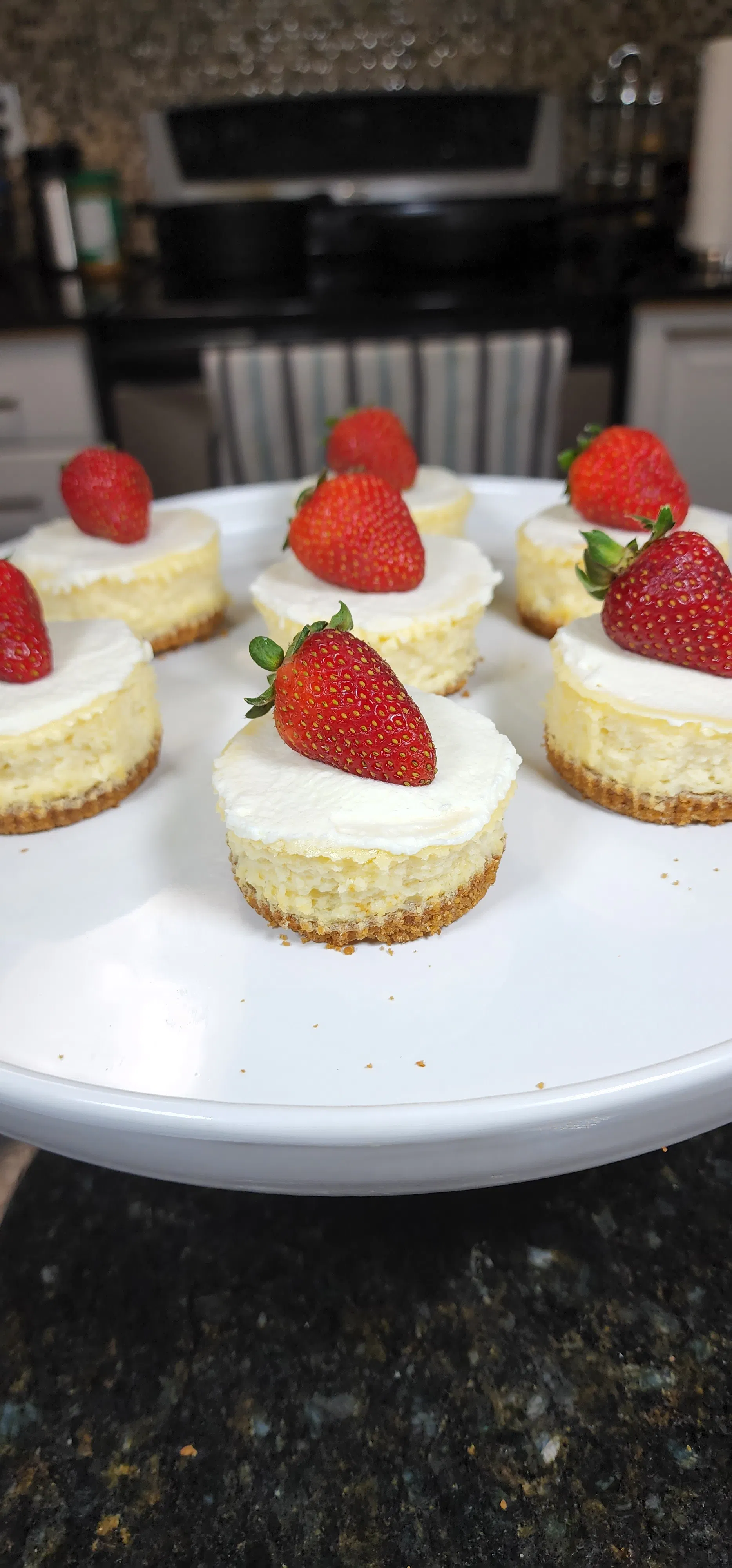 Mini Vanilla Cheesecakes recipe