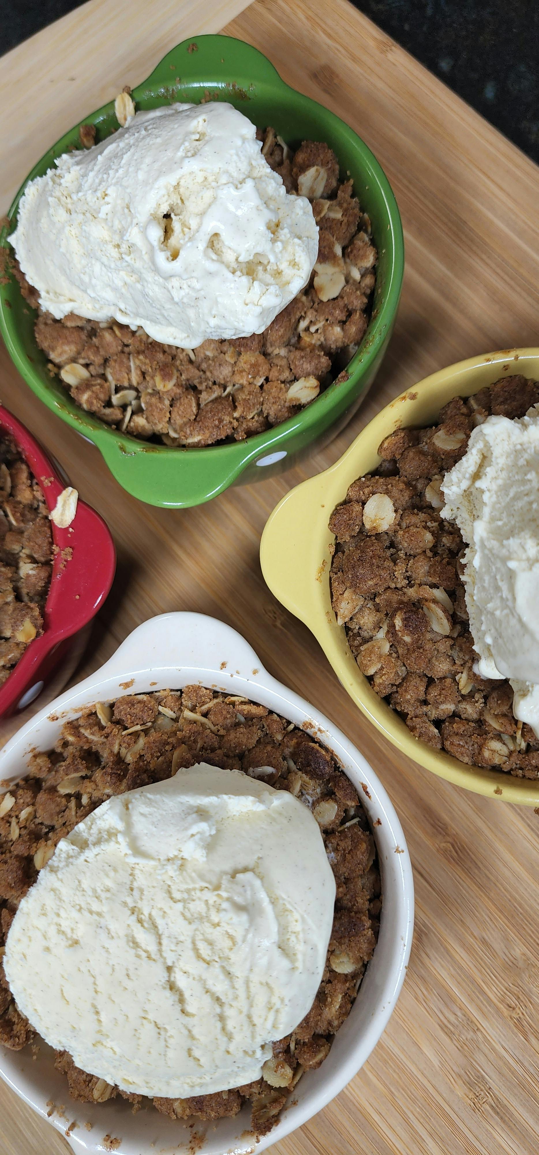 Individual Apple Crumble recipe