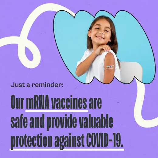 Social media: Graphic highlights the safety of vaccines (English, Spanish)