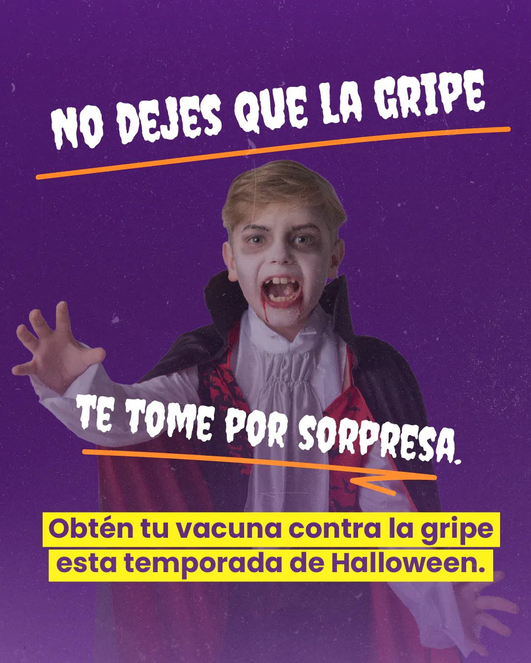 No dejes que la gripe te tome por sorpresa este Halloween