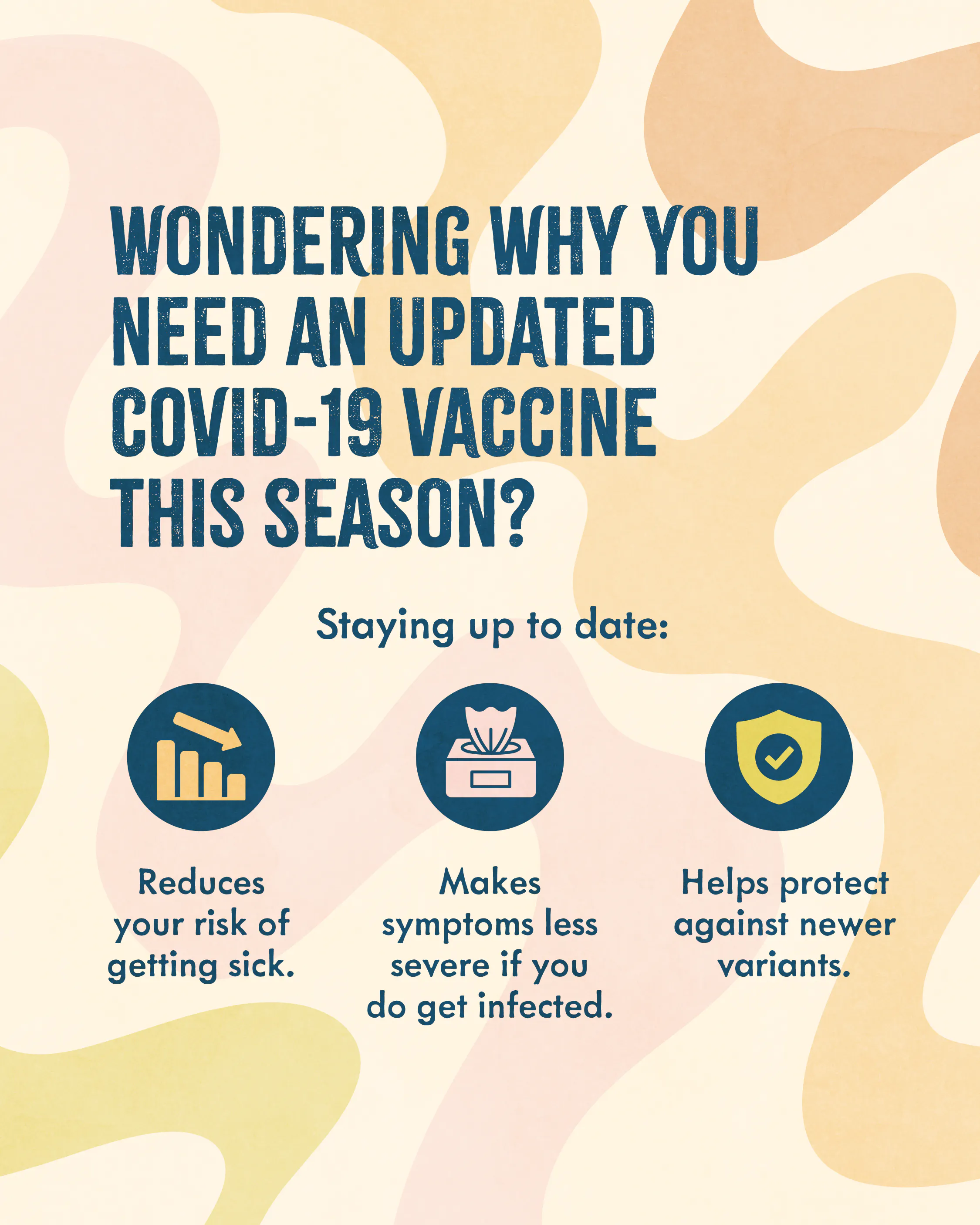 Staying up to date on COVID-19 vaccines helps you stay healthy