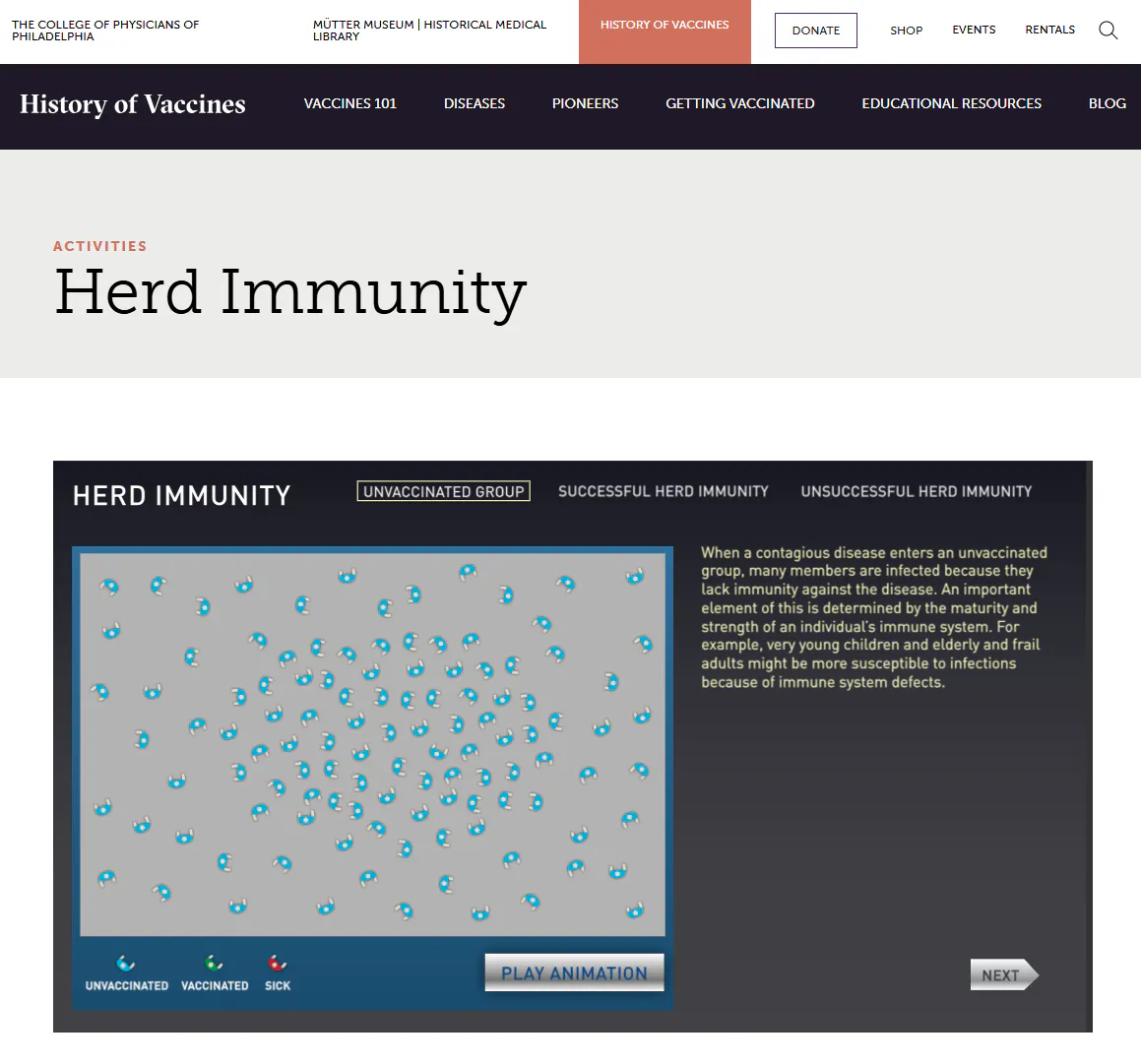 Activity: Understanding herd immunity