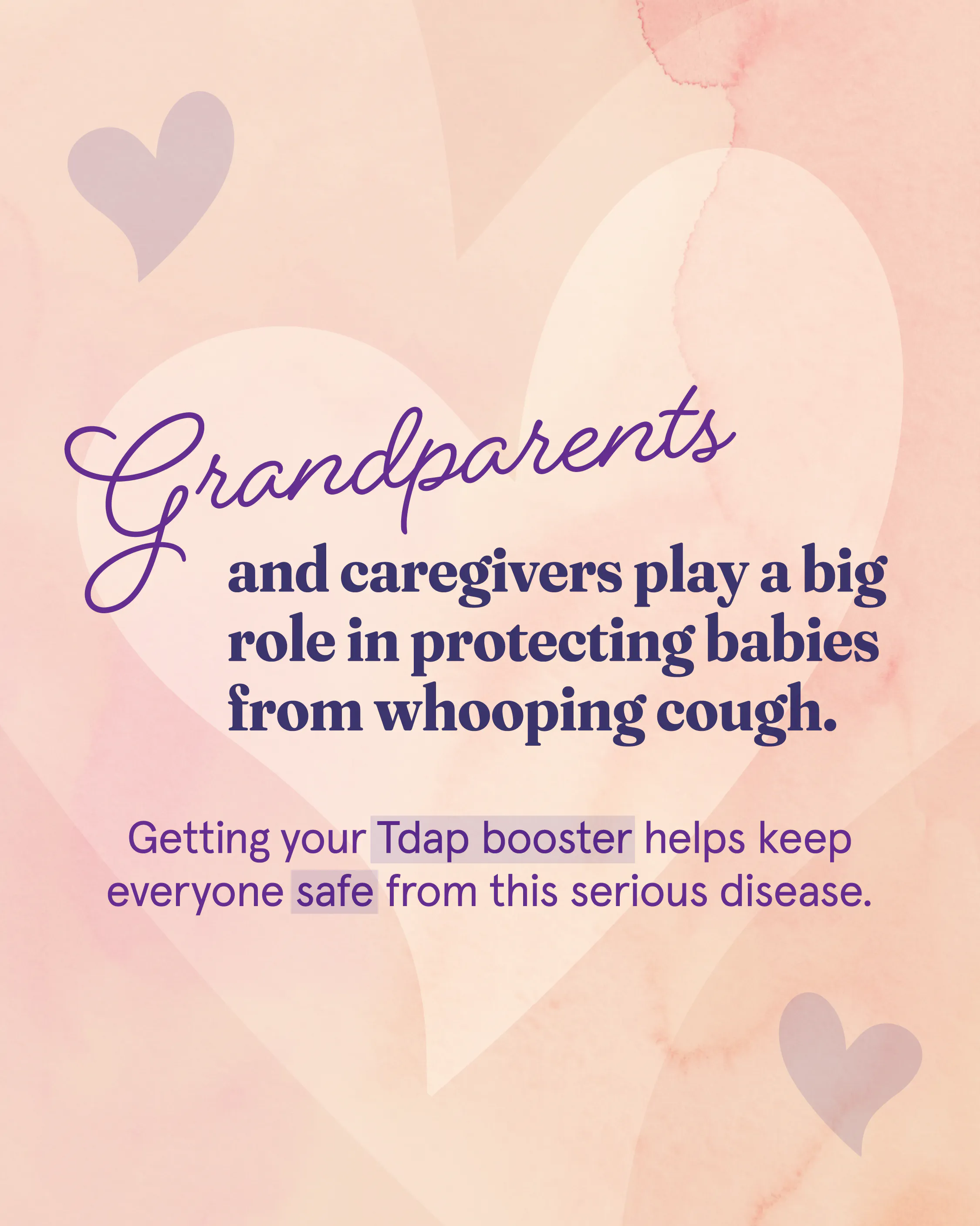 Caregivers need the whooping cough vaccine to help protect newborns