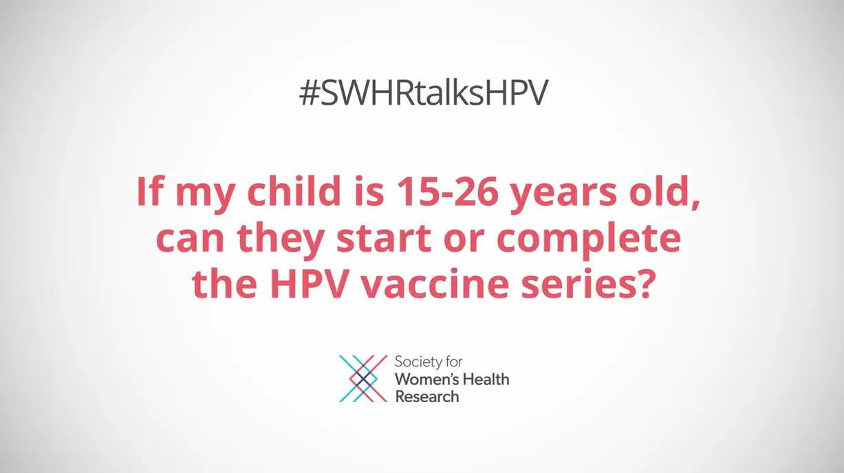 Video: HPV vaccine eligibility for teens and young adults (1:18)