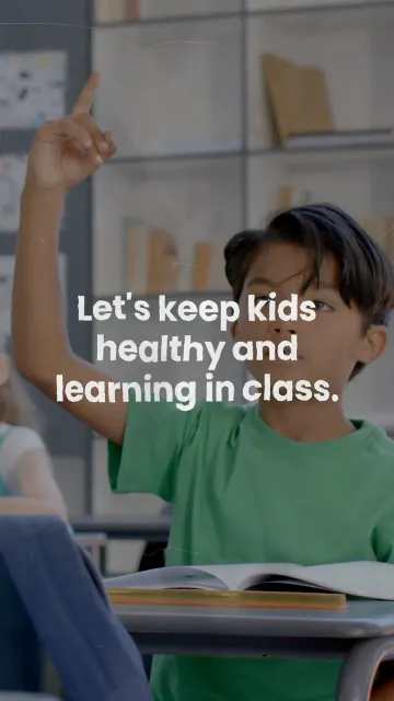 Vaccines help keep kids healthy and learning