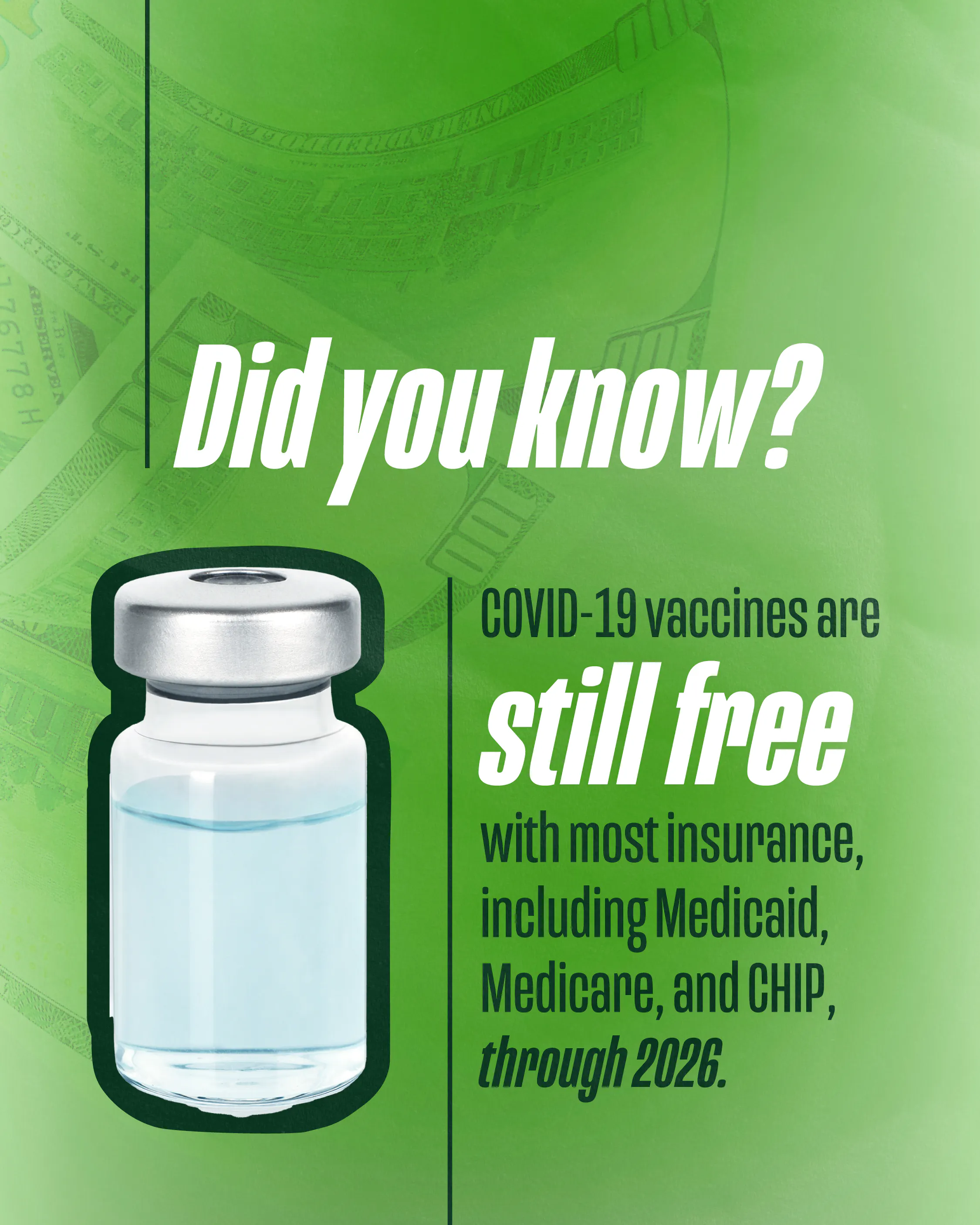 COVID-19 vaccines remain free with insurance