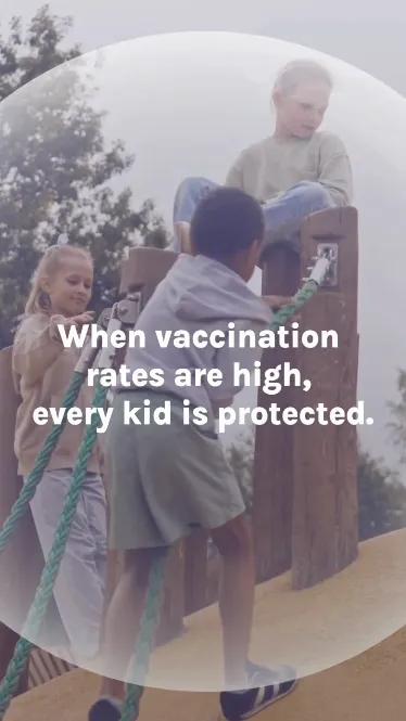 High vaccination rates protect all children