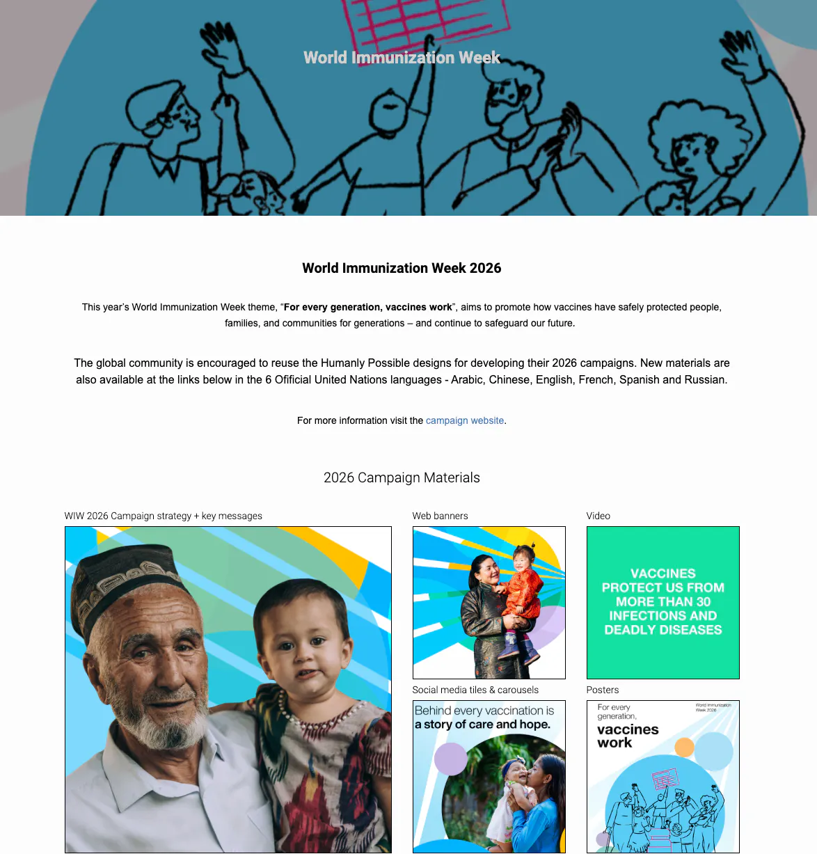 World Immunization Week 2026