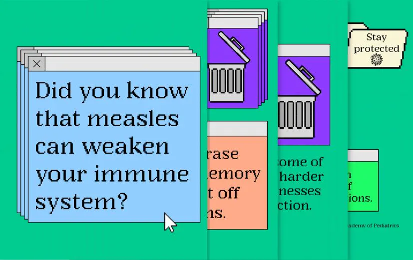 How measles can weaken the immune system