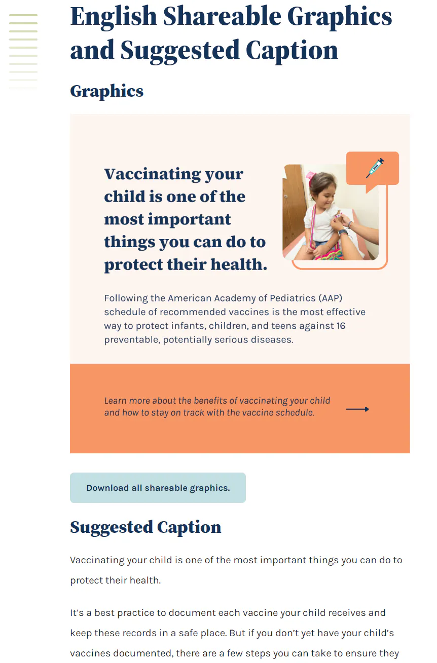 How to communicate about the importance of pediatric vaccines