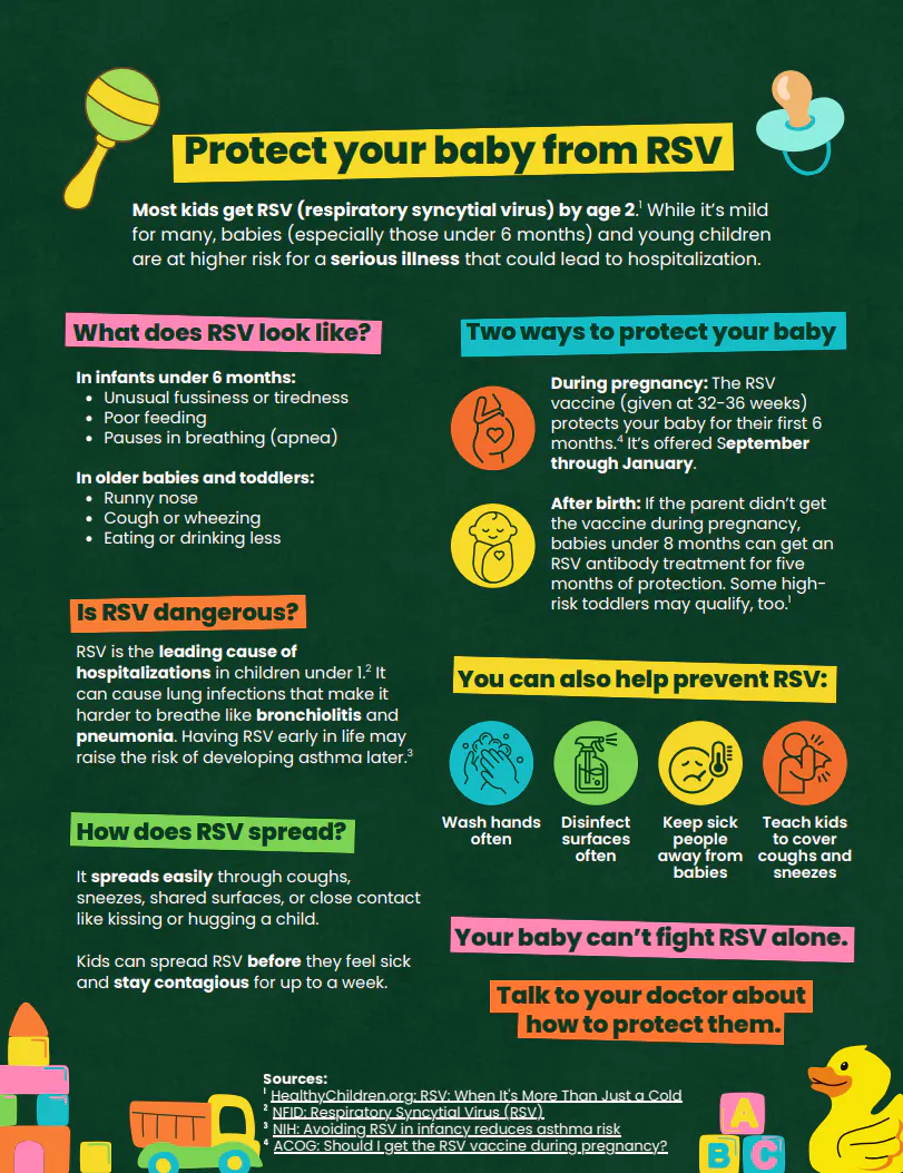 Factsheet: Protect your baby from RSV