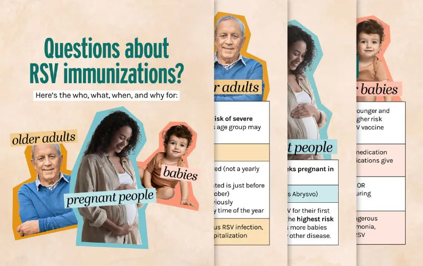 RSV immunization guide for older adults, pregnant people, and babies