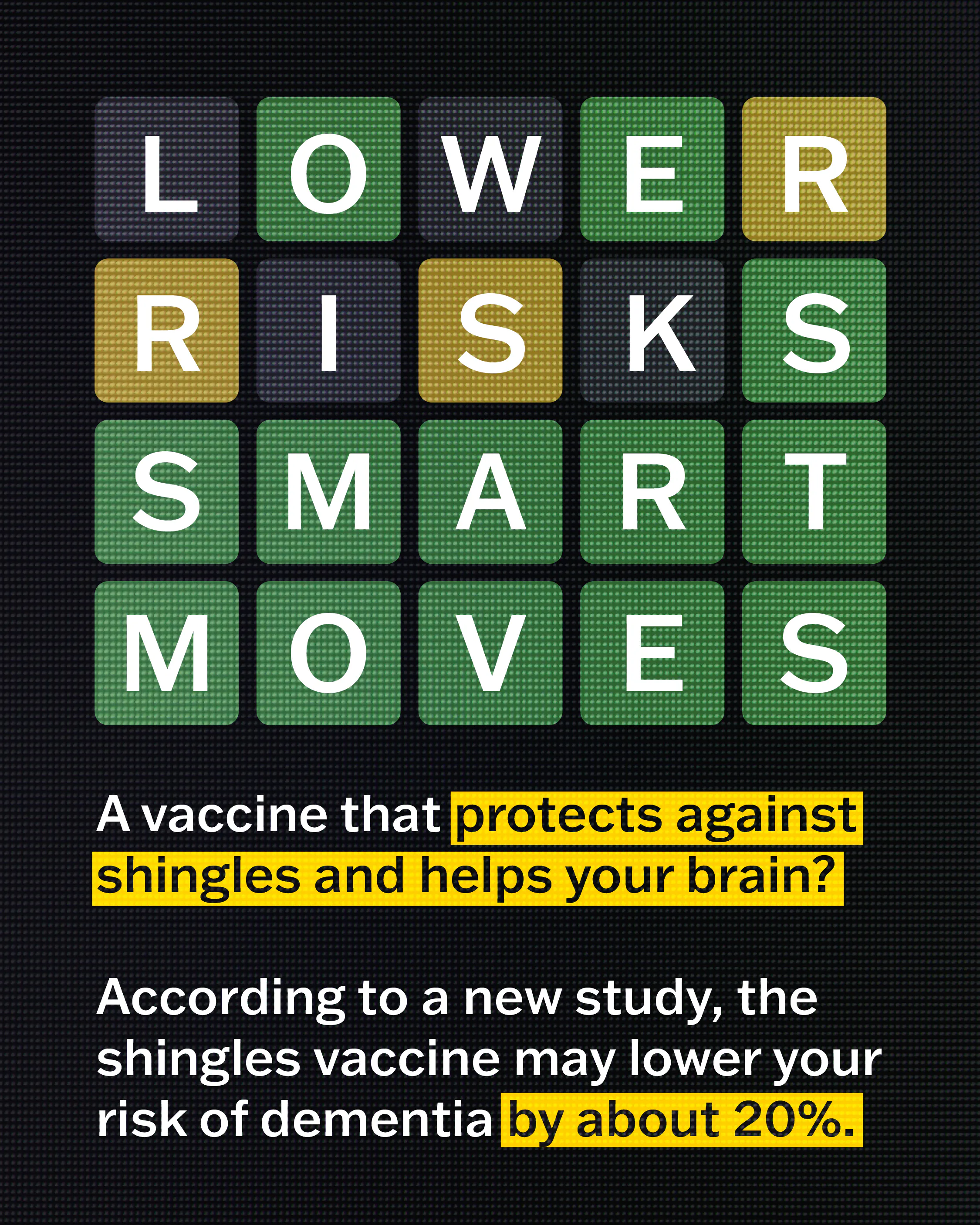 Social media: Graphic notes that shingles vaccine can help prevent dementia