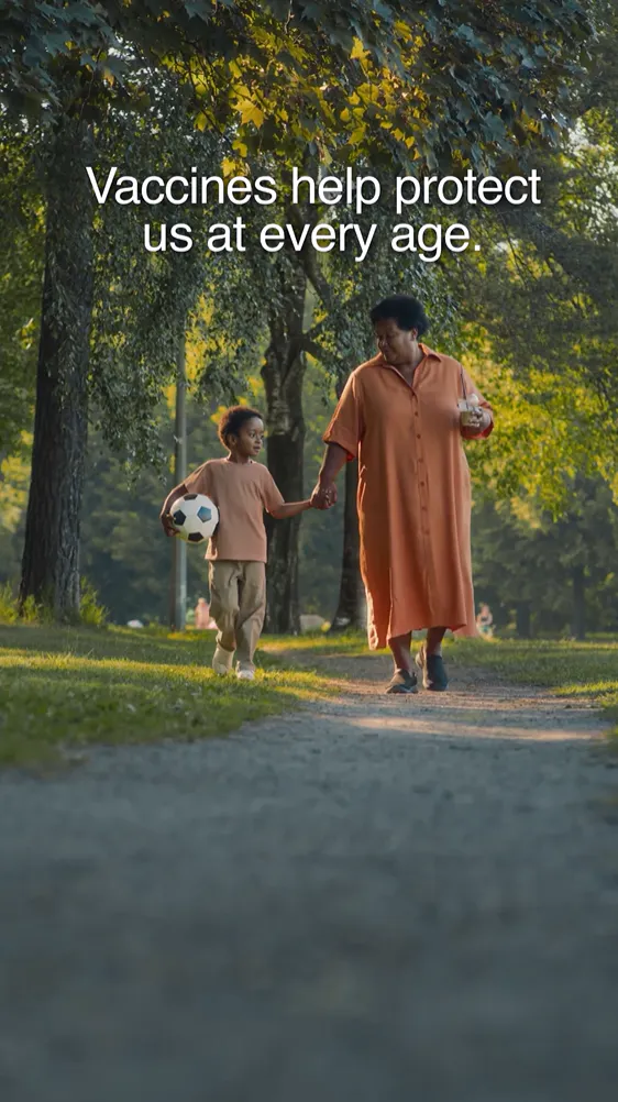Vaccines help protect us at every age
