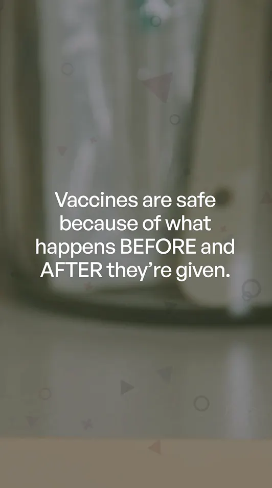 Social media: Video explains how we know vaccines are safe and effective (English, Spanish) (1:15)