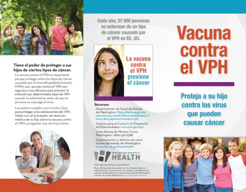 Hoja informativa: La vacuna contra el VPH protege contra virus que causan cáncer