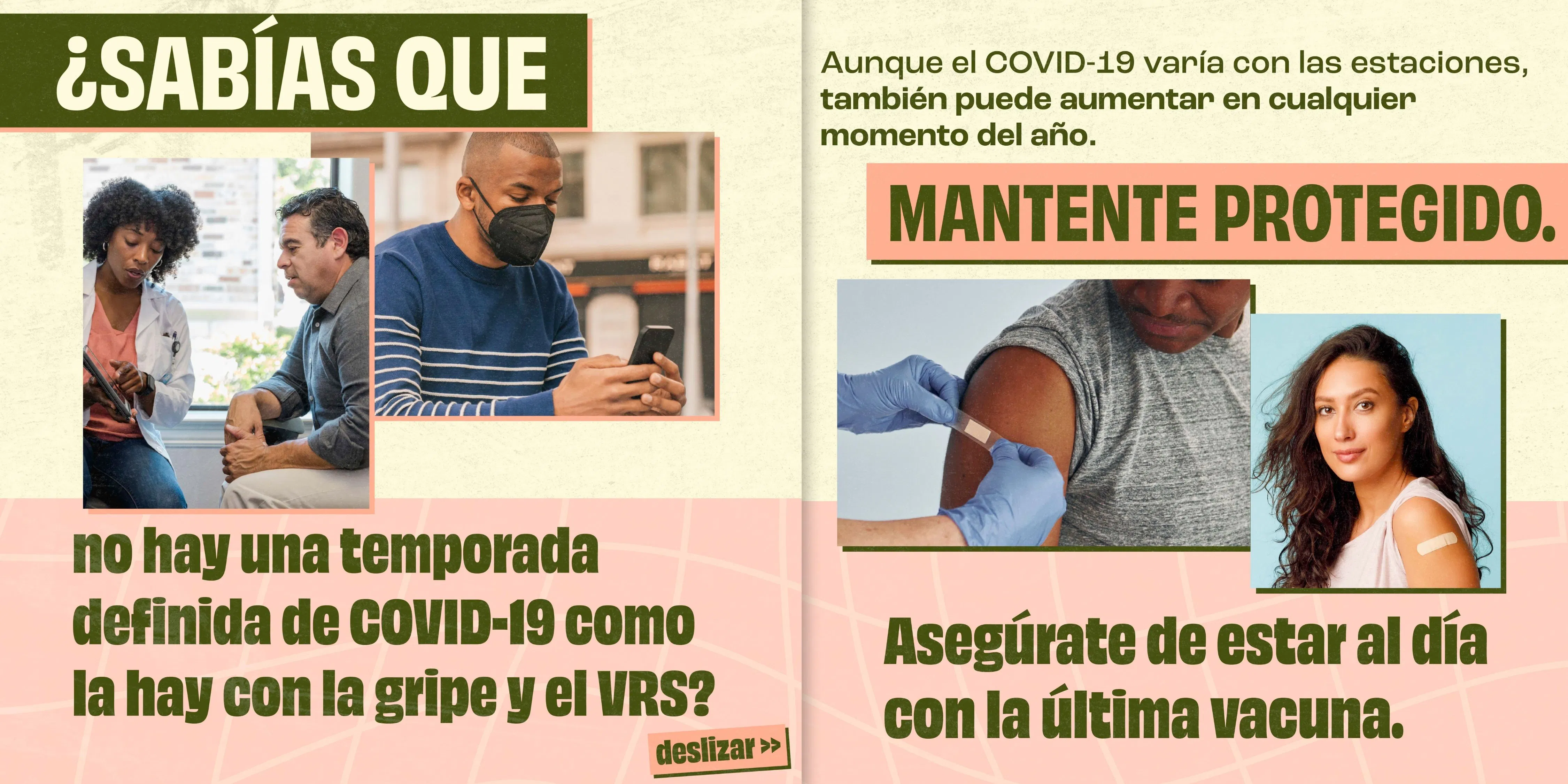 Redes sociales: Gráfico enfatiza que los casos de COVID-19 pueden aumentar en cualquier momento durante el año (inglés, español)