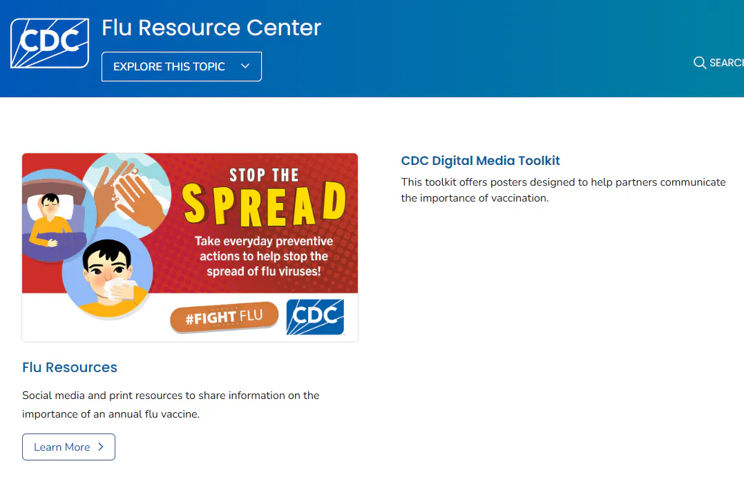 Toolkit: Flu communication resource center