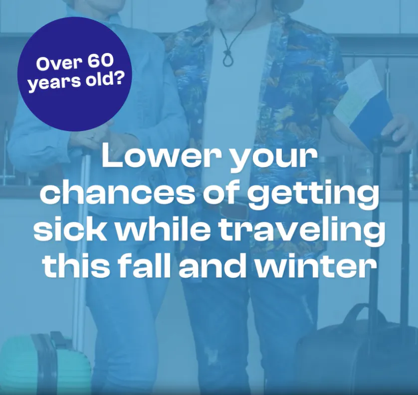 Social media: Video describes how older adults can protect themselves from COVID-19 while traveling (English, Spanish) (0:30)
