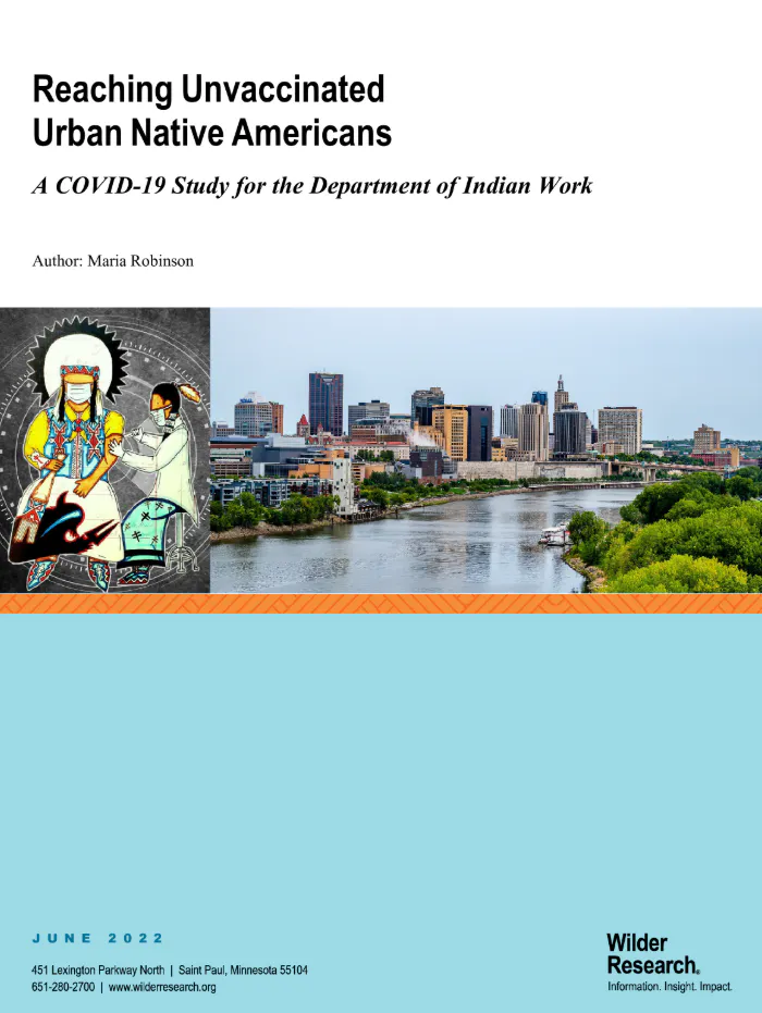 Report: Strategies to promote COVID-19 vaccination among urban Native American communities