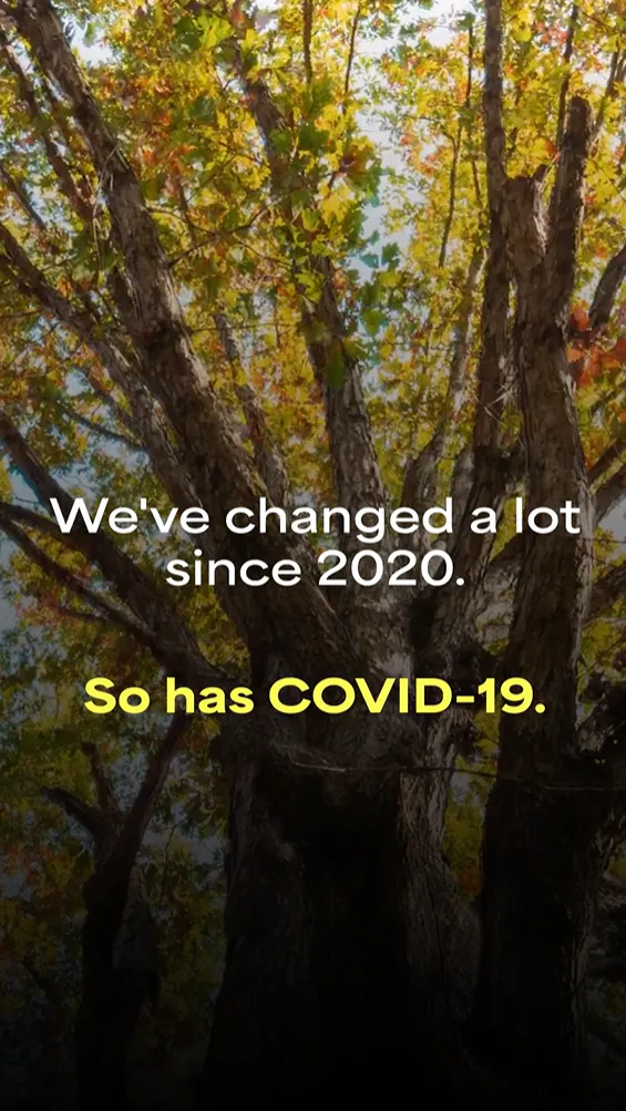 Social media: Video emphasizes the importance of staying up to date on COVID vaccines (English, Spanish) (0:22)