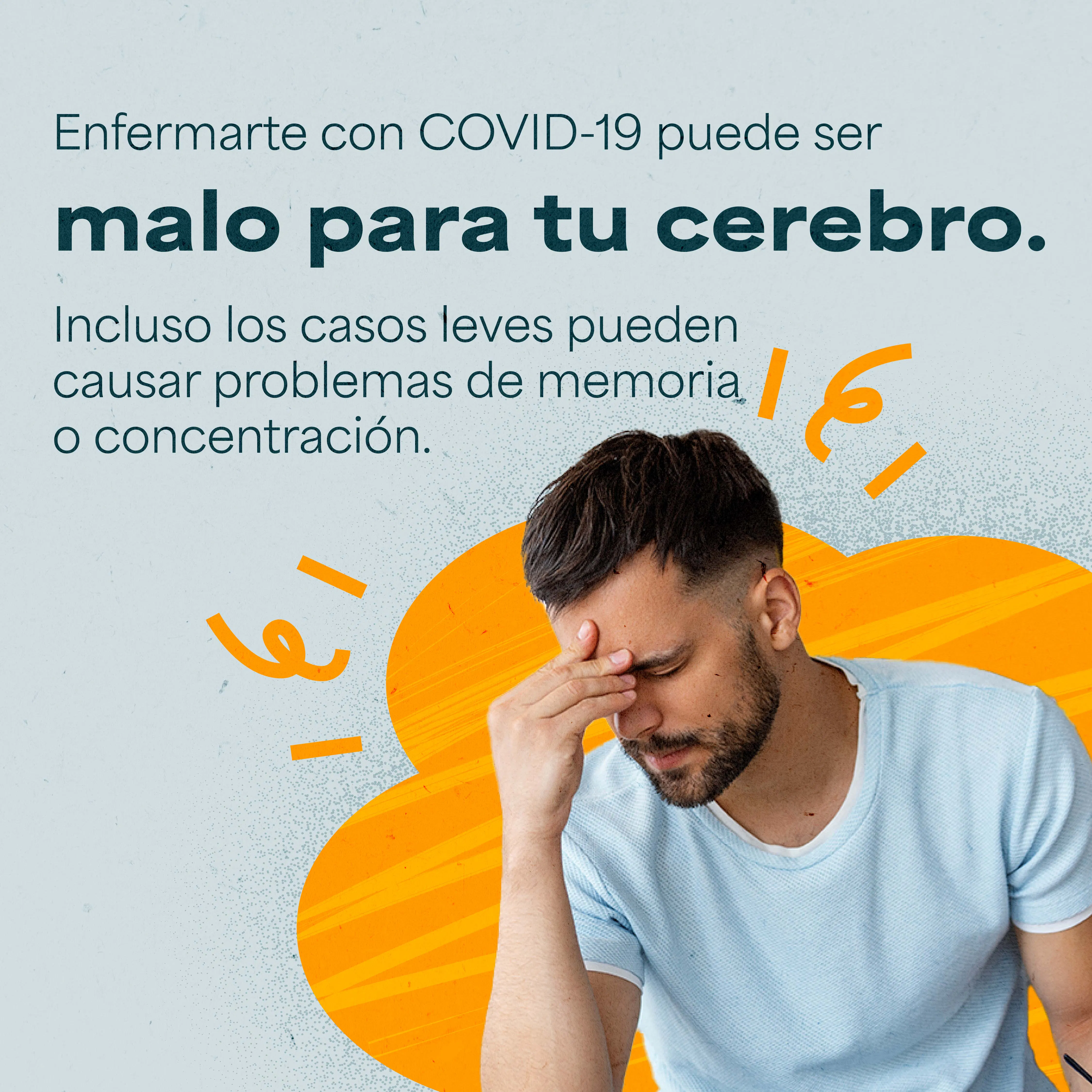 Redes sociales: Gráfico explica cómo el COVID-19 puede ser malo para tu cerebro (inglés, español)