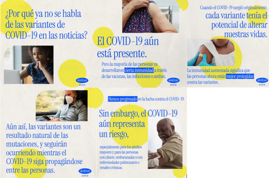 Redes sociales: Gráfico explica por qué ya no se habla de las variantes de COVID-19 en las noticias (inglés, español)