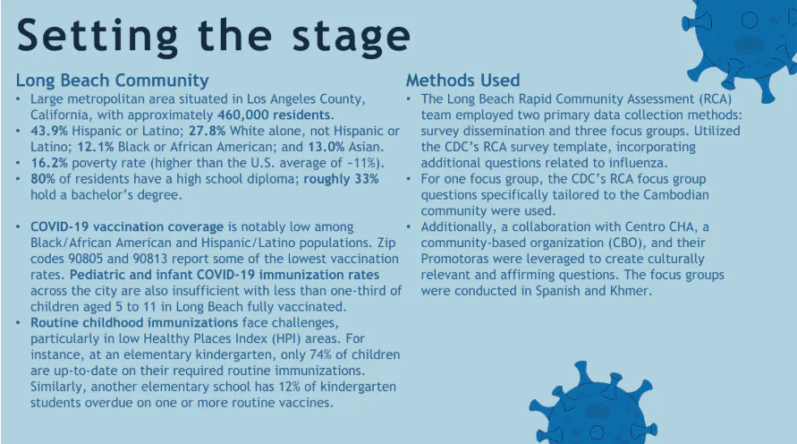 Report: Rapid community assessment (RCA) findings for local mobile vaccination clinic