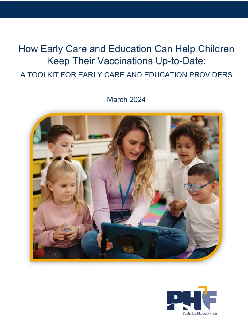 Toolkit: How early care and education providers can help keep children up-to-date on vaccinations